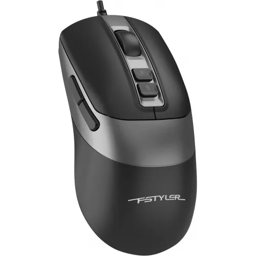 Мышь A4Tech Fstyler FM50S Plus черный оптическая 4000dpi silent USB 7but