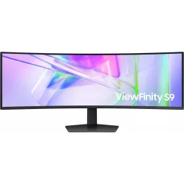 Монитор Samsung 49" ViewFinity S9 S49C950UAUXEN черный VA LED 32:9 HDMI M/M матовая HAS Piv 3000:1 350cd 178гр/178гр 5120x1440 120Hz DP USB 15.6кг