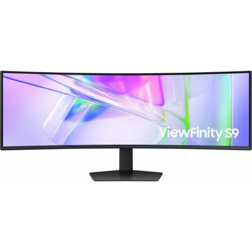 Монитор Samsung 49" ViewFinity S9 S49C950UAUXEN черный VA LED 32:9 HDMI M/M матовая HAS Piv 3000:1 350cd 178гр/178гр 5120x1440 120Hz DP USB 15.6кг
