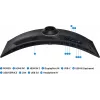 Монитор Samsung 49" ViewFinity S9 S49C950UAUXEN черный VA LED 32:9 HDMI M/M матовая HAS Piv 3000:1 350cd 178гр/178гр 5120x1440 120Hz DP USB 15.6кг