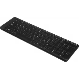 Клавиатура + мышь Logitech MK220 клав:черный мышь:черный USB беспроводная (920-003236)