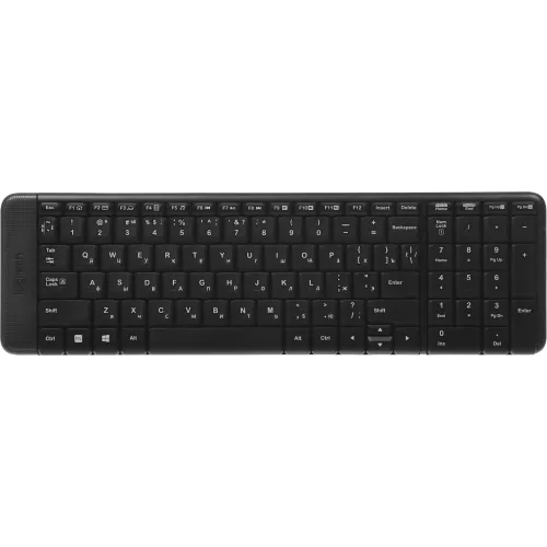 Клавиатура + мышь Logitech MK220 клав:черный мышь:черный USB беспроводная (920-003236)