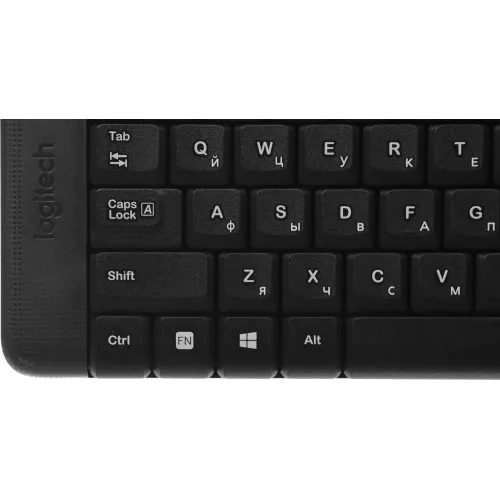 Клавиатура + мышь Logitech MK220 клав:черный мышь:черный USB беспроводная (920-003236)