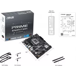 Материнская плата Asus PRIME B760M-F WIFI Soc-1700 Intel B760 2xDDR5 mATX AC`97 8ch(7.1) GbLAN RAID+HDMI+DP