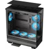 Корпус PcCooler C3Q500 черный без БП ATX 9x120mm 2x140mm 1xUSB3.0 1xUSB3.1 audio bott PSU