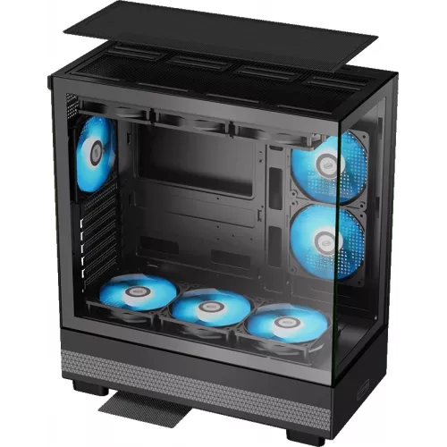 Корпус PcCooler C3Q500 черный без БП ATX 9x120mm 2x140mm 1xUSB3.0 1xUSB3.1 audio bott PSU