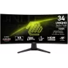 Монитор MSI 34" Mag 346CQ черный VA LED 21:9 HDMI матовая 300cd 178гр/178гр 3440x1440 180Hz DP UW 6.3кг