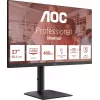 Монитор AOC 27" U27E4CV черный IPS LED 16:9 HDMI M/M матовая HAS Piv 400cd 3840x2160 60Hz DP 4K USB 6.83кг