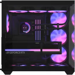 Корпус Formula Crystal Z2 v2 черный без БП ATX 10x120mm 3x140mm 1xUSB2.0 1xUSB3.0 audio bott PSU