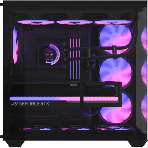 Корпус Formula Crystal Z2 v2 черный без БП ATX 10x120mm 3x140mm 1xUSB2.0 1xUSB3.0 audio bott PSU