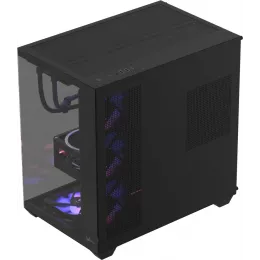 Корпус Formula Crystal Z2 v2 черный без БП ATX 10x120mm 3x140mm 1xUSB2.0 1xUSB3.0 audio bott PSU