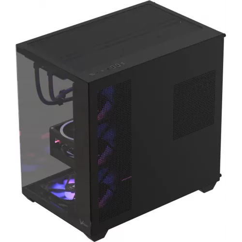 Корпус Formula Crystal Z2 v2 черный без БП ATX 10x120mm 3x140mm 1xUSB2.0 1xUSB3.0 audio bott PSU