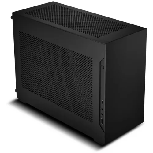 Корпус Lian-Li A4H2OX5 черный без БП miniITX audio