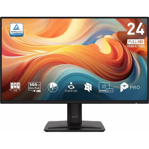 Монитор MSI 23.8" Pro MP242 E14A черный IPS LED 16:9 HDMI M/M матовая 300cd 178гр/178гр 1920x1080 144Hz VGA DP FHD 3.1кг
