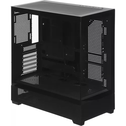 Корпус Accord ACC-ZA11B черный без БП ATX 10x120mm 1xUSB2.0 2xUSB3.0 audio bott PSU