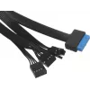 Корпус Accord ACC-ZA11B черный без БП ATX 10x120mm 1xUSB2.0 2xUSB3.0 audio bott PSU