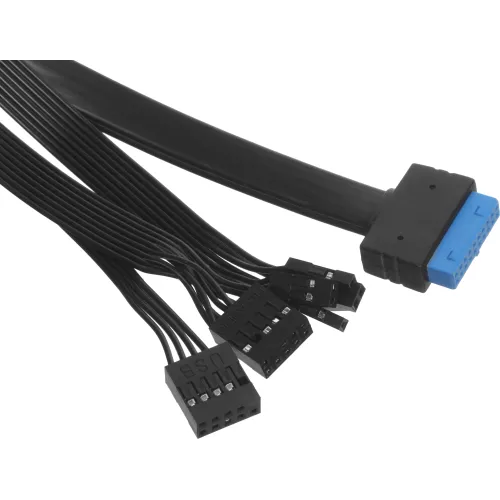 Корпус Accord ACC-ZA11B черный без БП ATX 10x120mm 1xUSB2.0 2xUSB3.0 audio bott PSU