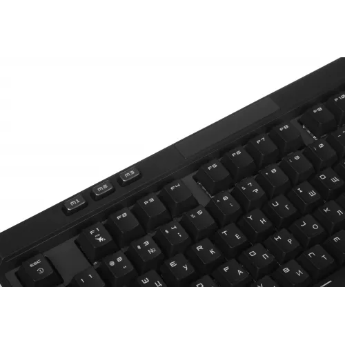 Клавиатура MSI STRIKE Pro W Silent механическая серый/черный USB беспроводная BT/Radio Multimedia for gamer LED (подставка для запястий) (S11-43RU210-CLA) кабель 2м