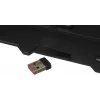 Клавиатура MSI STRIKE Pro W Silent механическая серый/черный USB беспроводная BT/Radio Multimedia for gamer LED (подставка для запястий) (S11-43RU210-CLA) кабель 2м