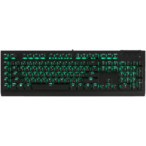 Клавиатура Razer BlackWidow V4 Green Switch механическая черный USB Multimedia for gamer LED (RZ03-04700800-R3R1) кабель 2м