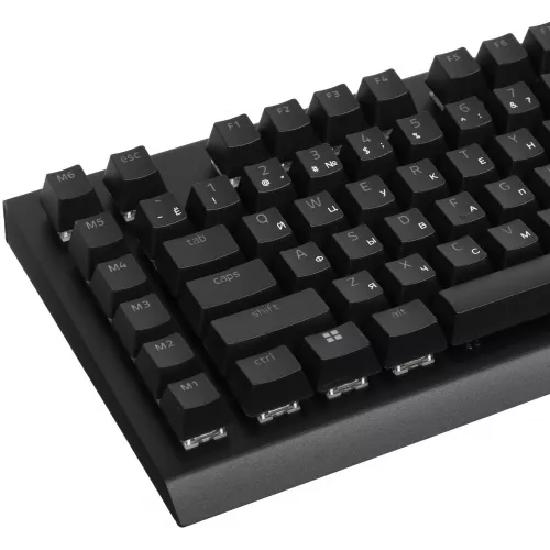 Клавиатура Razer BlackWidow V4 Green Switch механическая черный USB Multimedia for gamer LED (RZ03-04700800-R3R1) кабель 2м