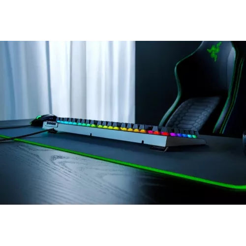 Клавиатура Razer BlackWidow V4 Green Switch механическая черный USB Multimedia for gamer LED (RZ03-04700800-R3R1) кабель 2м