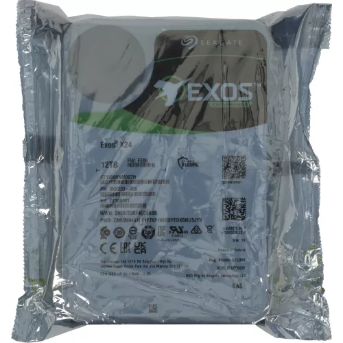 Жесткий диск Seagate SAS 3.0 12TB ST12000NM007H Server Exos X24 4KN (7200rpm) 512Mb 3.5"