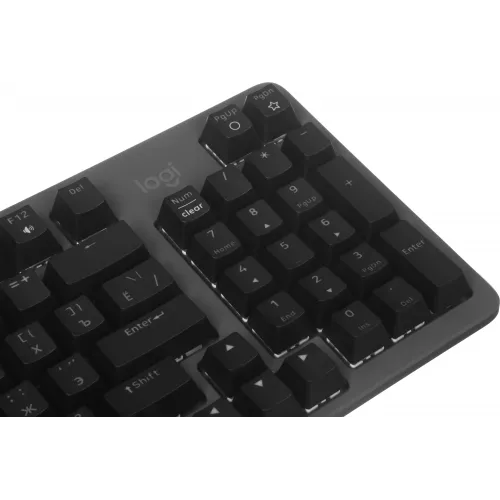 Клавиатура Logitech K868 механическая черный USB беспроводная BT/Radio (920-013912)