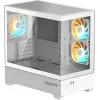 Корпус Gigabyte GB-C201PI белый без БП mATX 6x120mm 3x140mm 2xUSB3.0 audio bott PSU