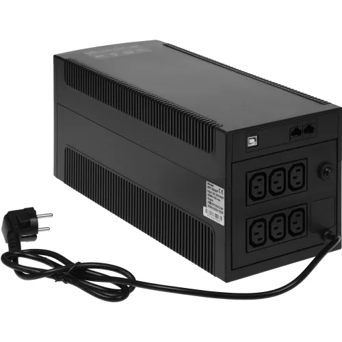 Источник бесперебойного питания Powercom Raptor RPT-2000AP 1200Вт 2000ВА черный