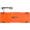Клавиатура Оклик 717G BLACK DEATH черный/оранжевый USB Multimedia for gamer LED (476395) кабель 1.5м