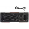 Клавиатура Оклик 717G BLACK DEATH черный/оранжевый USB Multimedia for gamer LED (476395) кабель 1.5м