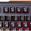Клавиатура Оклик 717G BLACK DEATH черный/оранжевый USB Multimedia for gamer LED (476395) кабель 1.5м