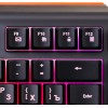 Клавиатура Оклик 717G BLACK DEATH черный/оранжевый USB Multimedia for gamer LED (476395) кабель 1.5м