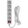 Сетевой фильтр PC Pet AP01006-1.8-G 1.8м (5 розеток) серый (пакет ПЭ)