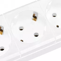Сетевой фильтр Buro BU-SP3_USB_2A-W 3м (6 розеток) белый (коробка)