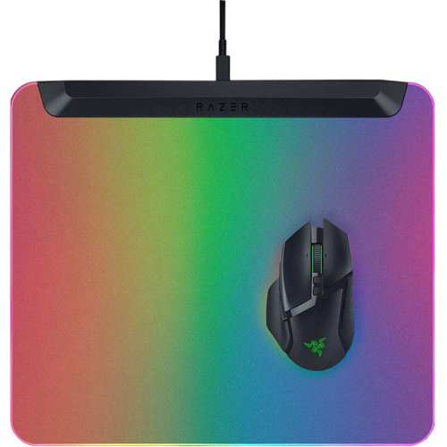 Коврик для мыши Razer V2 Pro черный/зеленый 278x360x4.6мм (RZ02-04920100-R3M1)
