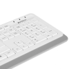 Клавиатура + мышь A4Tech Fstyler F1010 клав:белый/серый мышь:белый/серый USB Multimedia (F1010 WHITE)