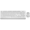 Клавиатура + мышь A4Tech Fstyler F1010 клав:белый/серый мышь:белый/серый USB Multimedia (F1010 WHITE)