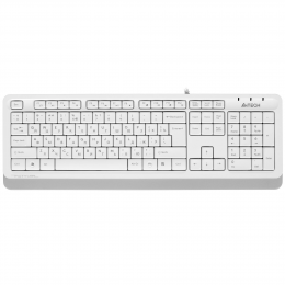 Клавиатура + мышь A4Tech Fstyler F1010 клав:белый/серый мышь:белый/серый USB Multimedia (F1010 WHITE)