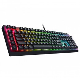 Клавиатура Razer BlackWidow V4 Green Switch механическая черный USB Multimedia for gamer LED (RZ03-04700800-R3R1) кабель 2м