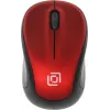 Мышь Оклик 665MW черный/красный оптическая 1600dpi беспров. USB для ноутбука 3but (1025135)