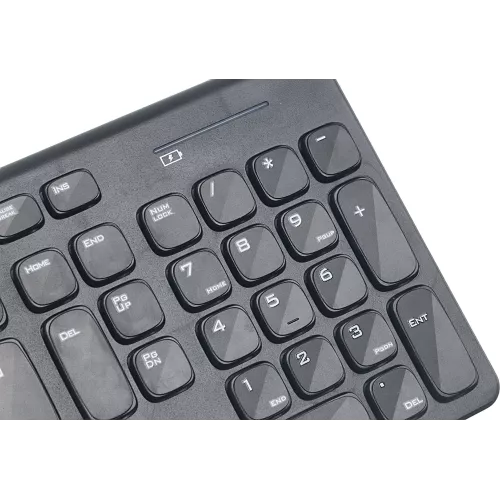 Клавиатура + мышь Оклик 220M клав:черный мышь:черный USB беспроводная slim Multimedia (1062000)