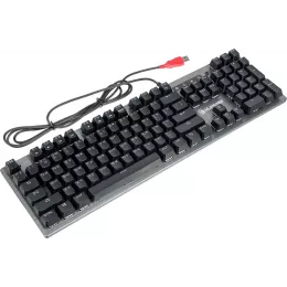 Клавиатура A4Tech B760 механическая серый USB Multimedia for gamer LED (B760 GREY (BLACK SWITCH)) кабель 1.8м