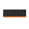 Клавиатура + мышь A4Tech Fstyler FG1010 клав:черный/оранжевый мышь:черный/оранжевый USB беспроводная Multimedia (FG1010 ORANGE)