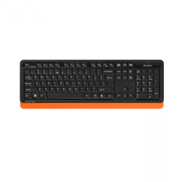 Клавиатура + мышь A4Tech Fstyler FG1010 клав:черный/оранжевый мышь:черный/оранжевый USB беспроводная Multimedia (FG1010 ORANGE)