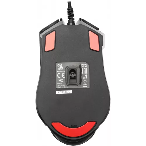 Мышь A4Tech Bloody V9M черный оптическая 6200dpi USB 9but