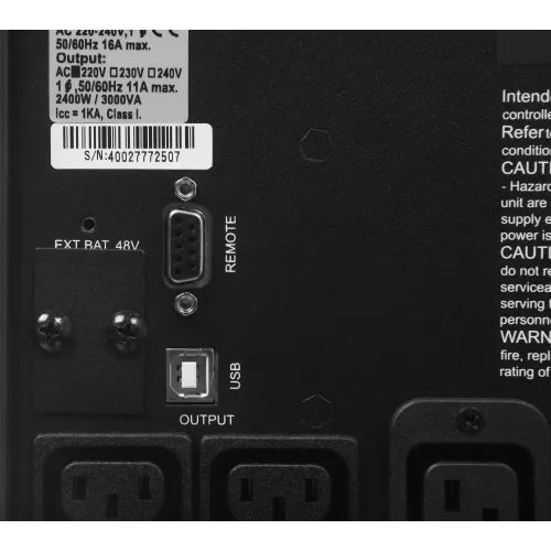 Источник бесперебойного питания Powercom Smart King Pro+ SPT-3000-II LCD 2400Вт 3000ВА черный