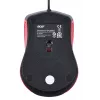 Мышь Acer OMW012 черный/красный оптическая 1200dpi USB 3but (ZL.MCEEE.003)