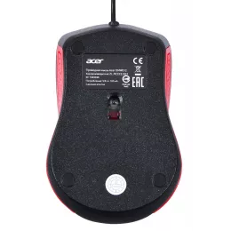 Мышь Acer OMW012 черный/красный оптическая 1200dpi USB 3but (ZL.MCEEE.003)